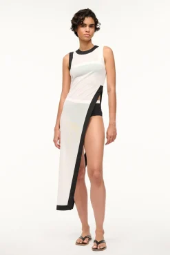POINTER COVERUP TOP WHITE BLACK