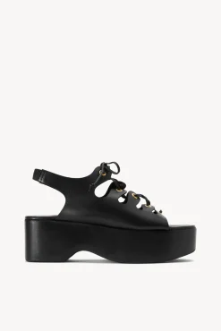 QUINN PLATFORM SANDAL BLACK
