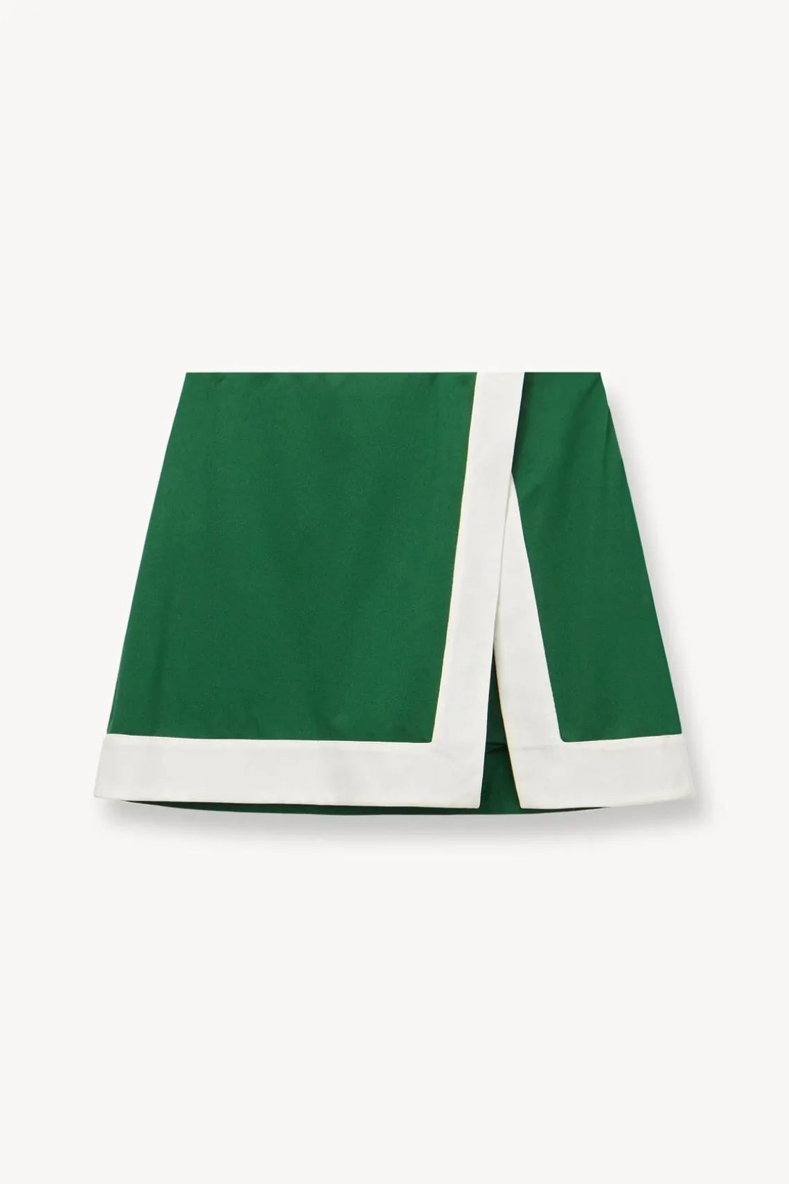 RALLY SKIRT COURT GREEN IVORY