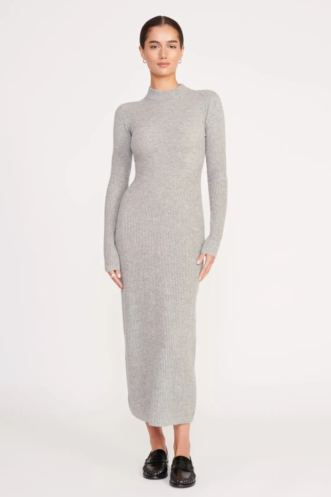 RAMONA DRESS HEATHER GREY