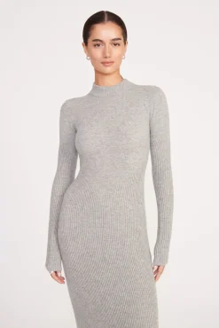 RAMONA DRESS HEATHER GREY
