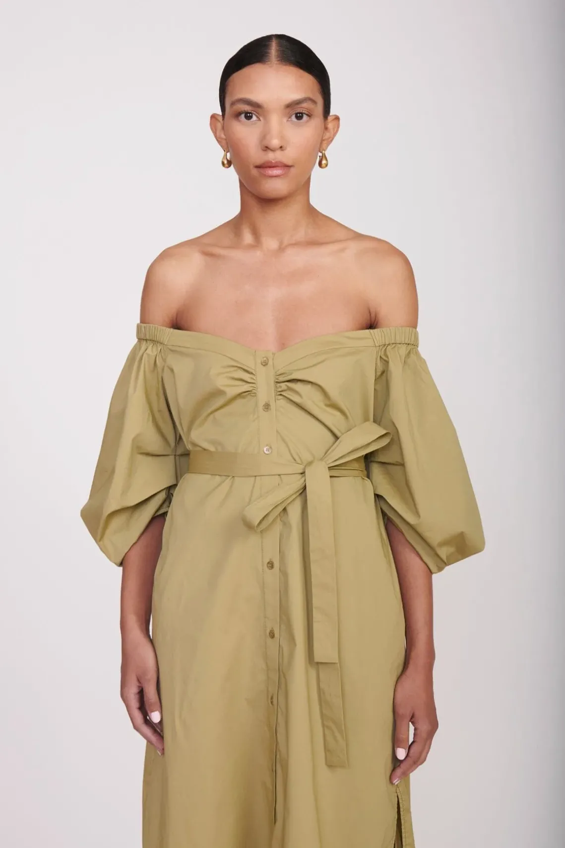 REESE DRESS KHAKI