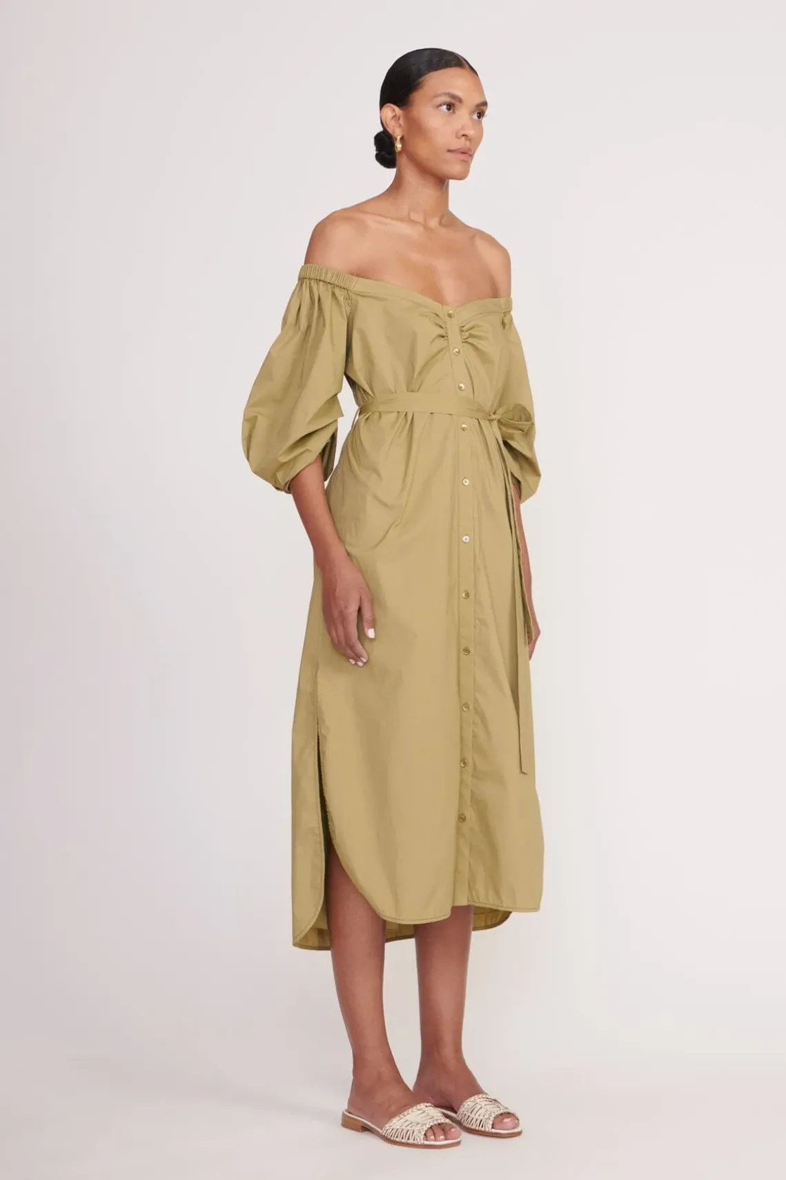 REESE DRESS KHAKI
