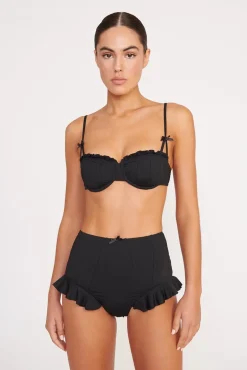 RHETT BIKINI TOP BLACK