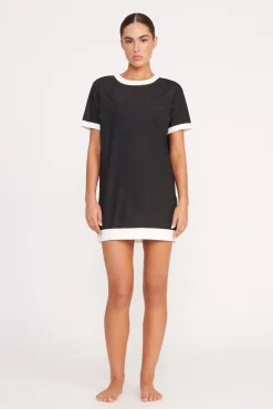 SELAH DRESS BLACK WHITE