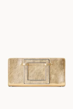 SHIRLEY CONVERTIBLE CLUTCH GOLD