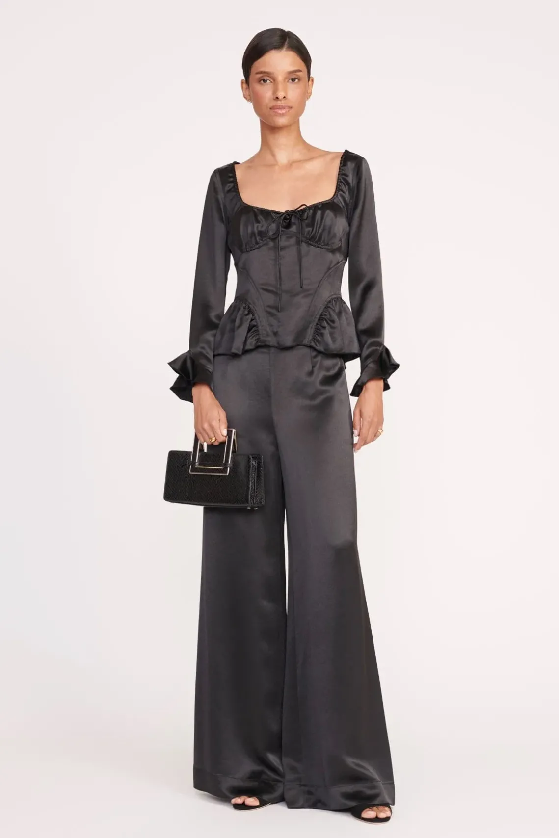 SHIRLEY CONVERTIBLE CLUTCH BLACK