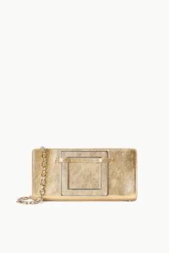 SHIRLEY CONVERTIBLE CLUTCH GOLD
