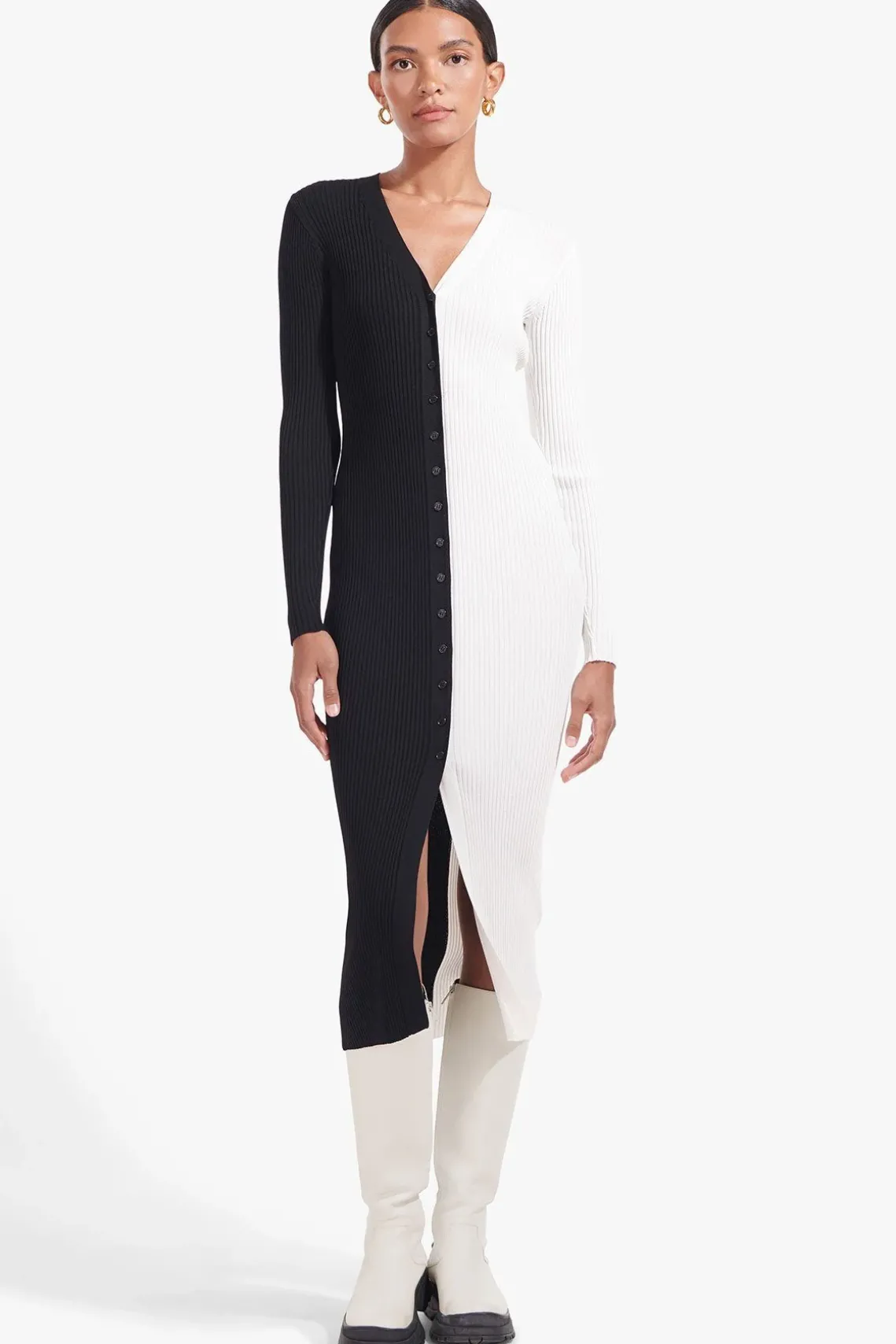 SHOKO SWEATER BLACK WHITE