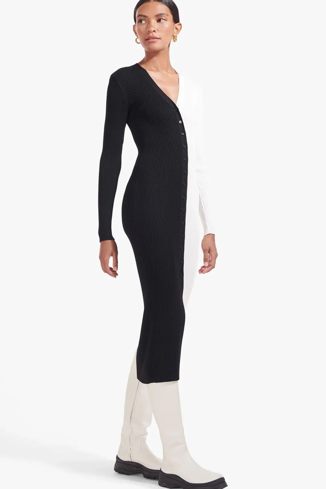 SHOKO SWEATER BLACK WHITE