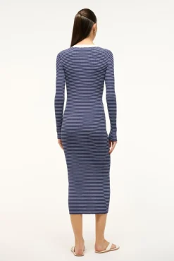 SHOKO SWEATER NAVY MICRO STRIPE