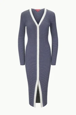 SHOKO SWEATER NAVY MICRO STRIPE