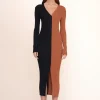 SHOKO SWEATER  TAN BLACK