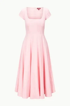 SHORT SLEEVE WELLS DRESS PEARL PINK