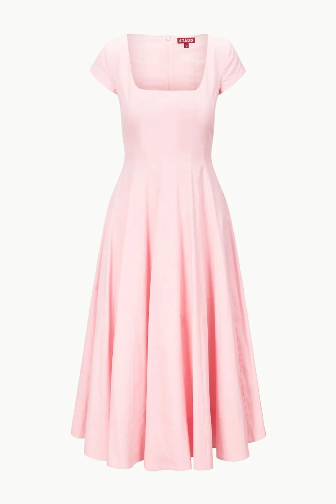 SHORT SLEEVE WELLS DRESS PEARL PINK