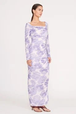 SOLANA DRESS ANTIQUE PRESSED FLOWERS
