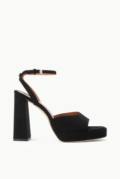SOLANGE PLATFORM BLACK SUEDE