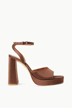 SOLANGE PLATFORM CLOVE SATIN