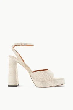 SOLANGE PLATFORM NATURAL LINEN