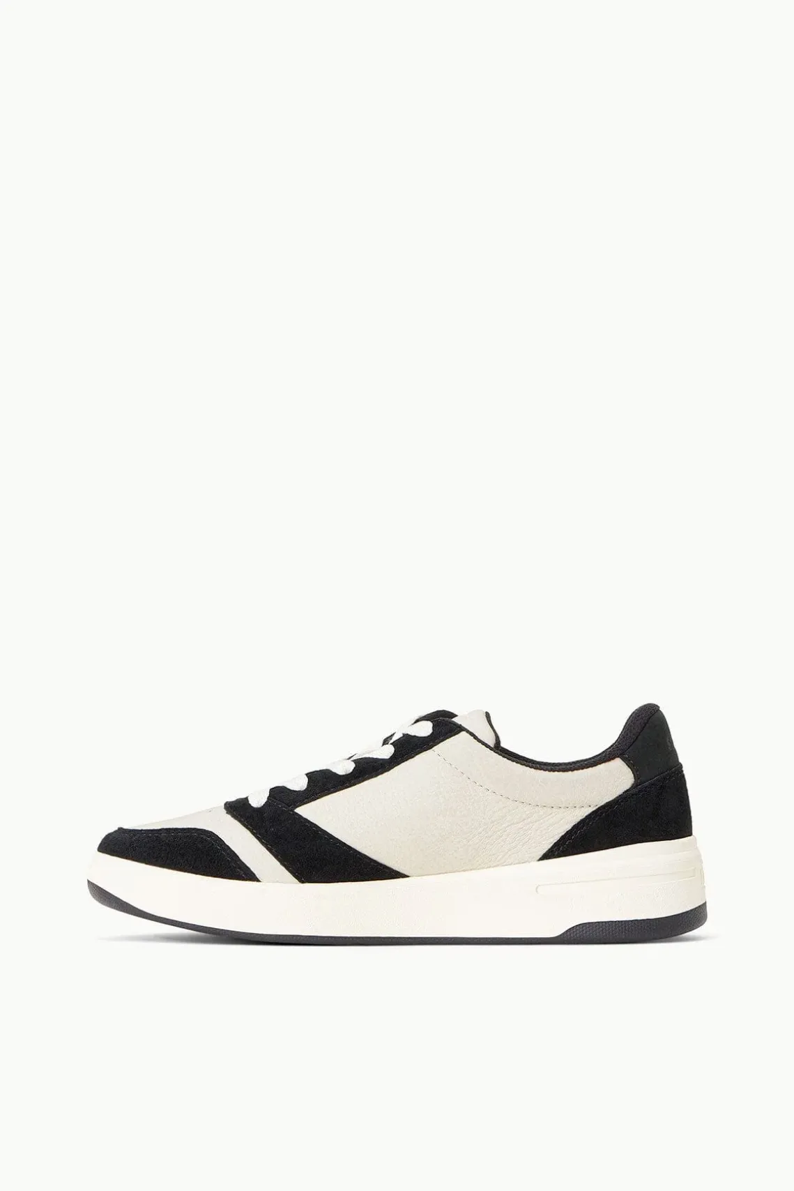 STAUD + KEDS THE COURT SNEAKER BLACK CREAM