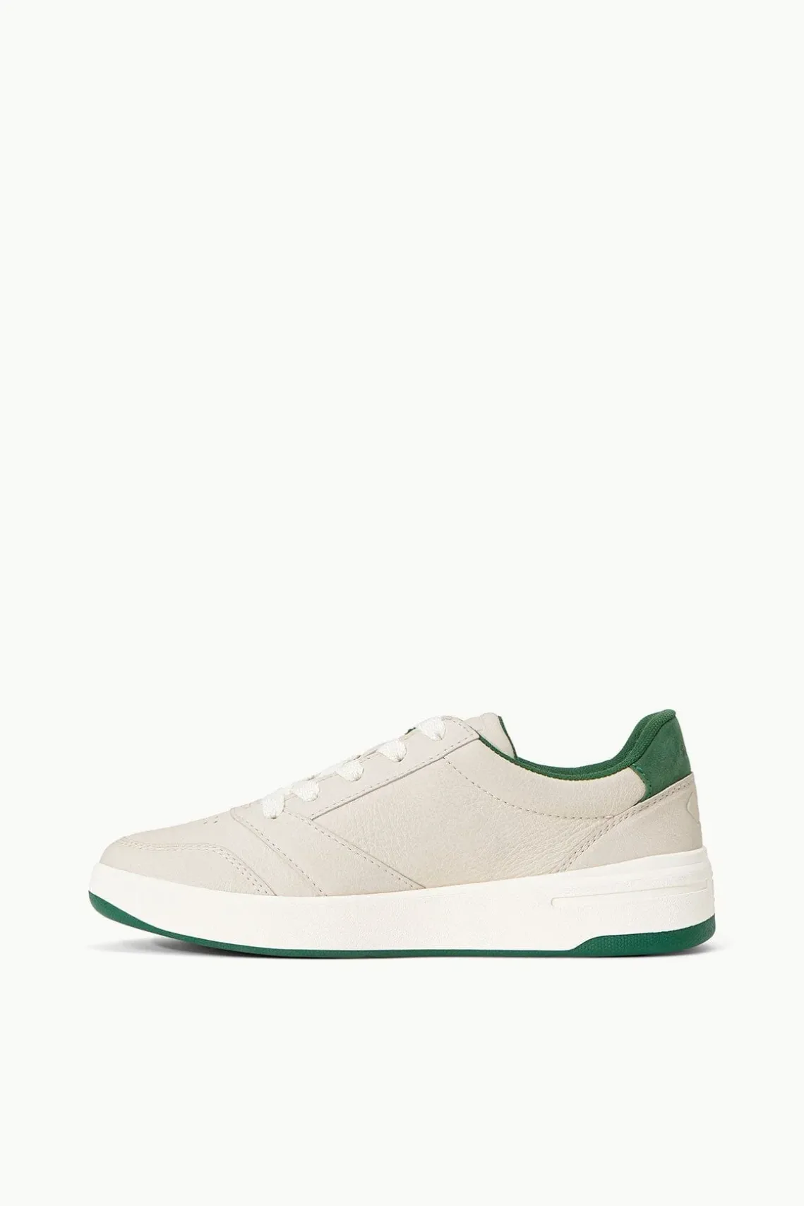 STAUD + KEDS THE COURT SNEAKER CREAM GREEN