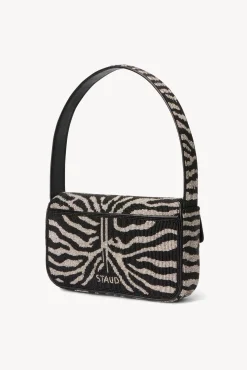 TOMMY BEADED BAG BLACK WHITE