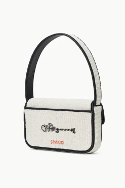 TOMMY BEADED BAG STAUDINES CREAM