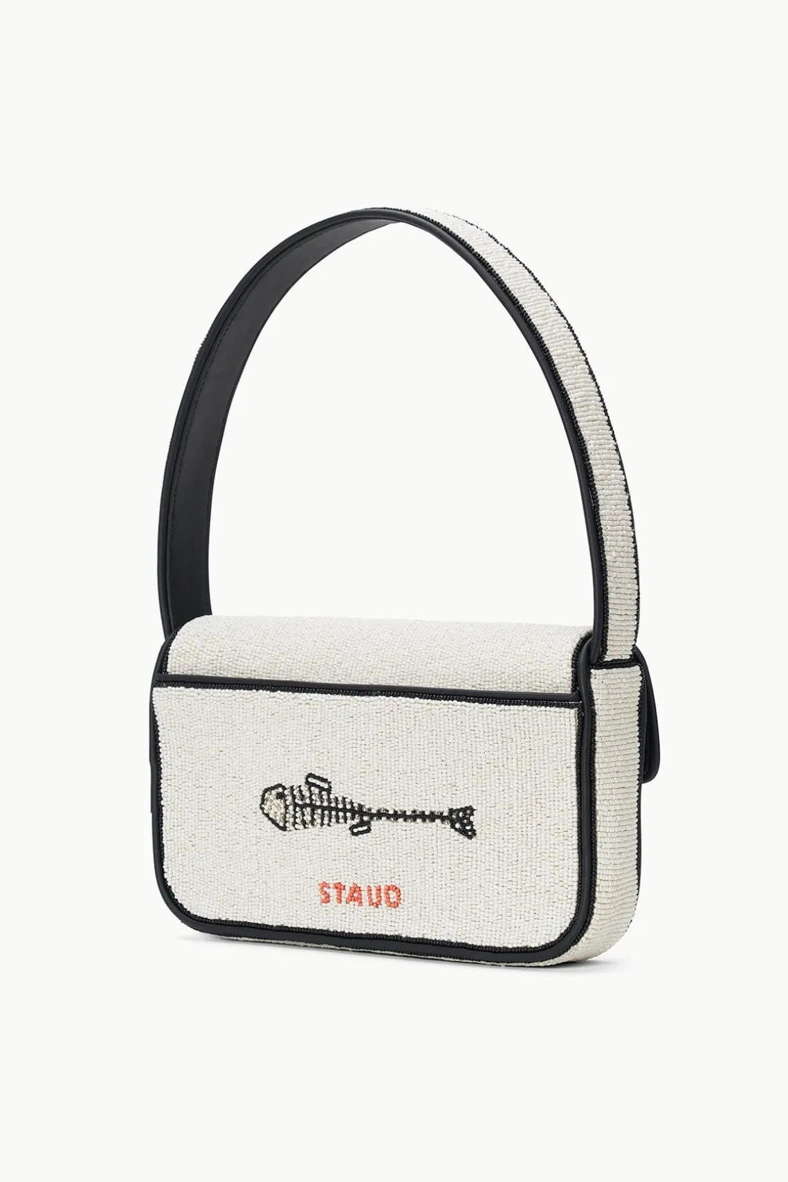TOMMY BEADED BAG STAUDINES CREAM