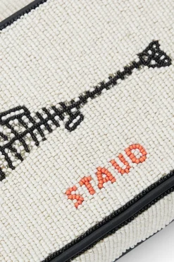 TOMMY BEADED BAG STAUDINES CREAM