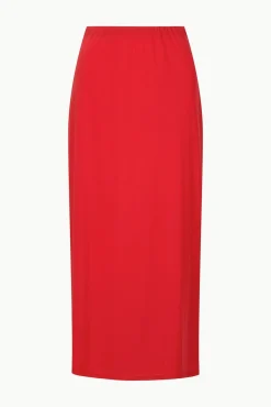 TREY SKIRT RED ROSE