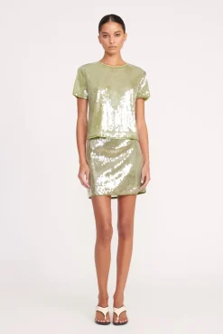 VEDETTE SKIRT GARDEN MOSS