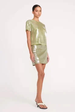 VEDETTE SKIRT GARDEN MOSS