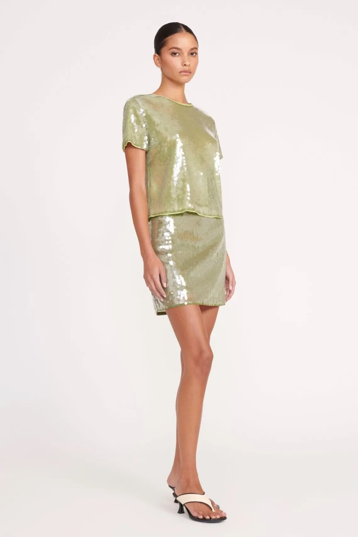 VEDETTE SKIRT GARDEN MOSS