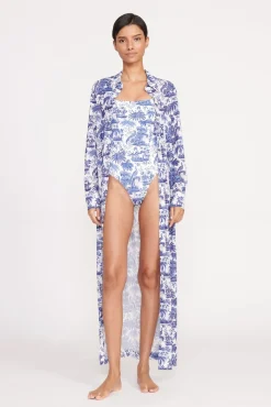 VITA DRESS BLUE TOILE