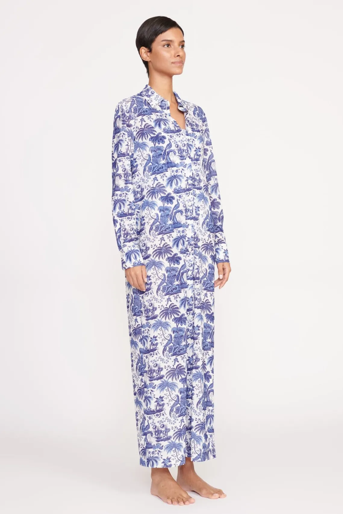 VITA DRESS BLUE TOILE