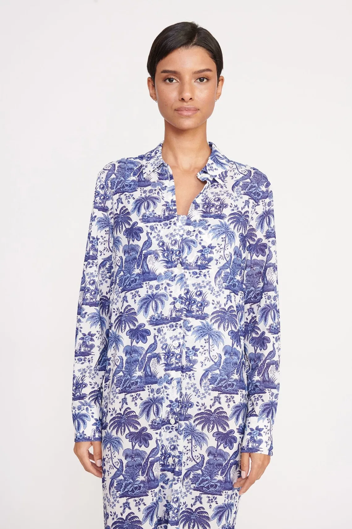 VITA DRESS BLUE TOILE