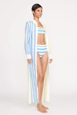 VITA DRESS BUTTERCUP SEASHORE STRIPE