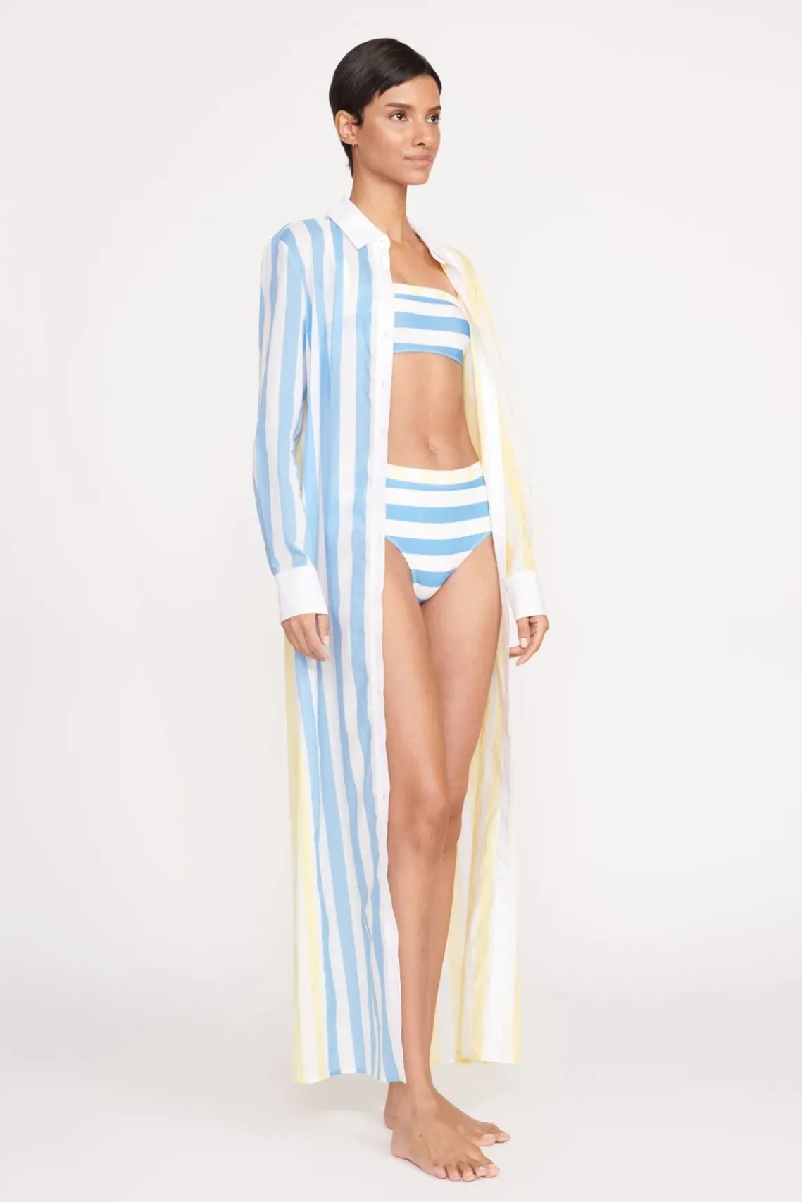 VITA DRESS BUTTERCUP SEASHORE STRIPE