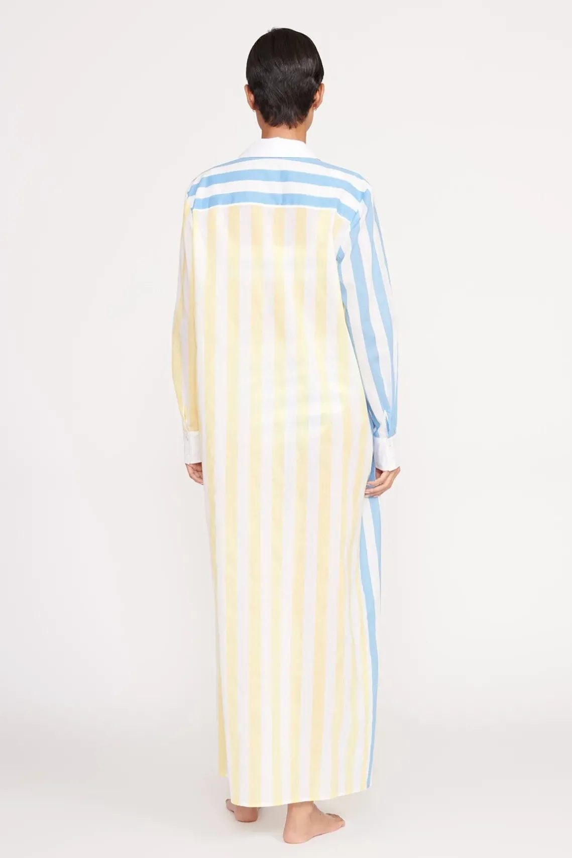 VITA DRESS BUTTERCUP SEASHORE STRIPE