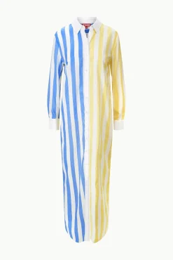 VITA DRESS BUTTERCUP SEASHORE STRIPE