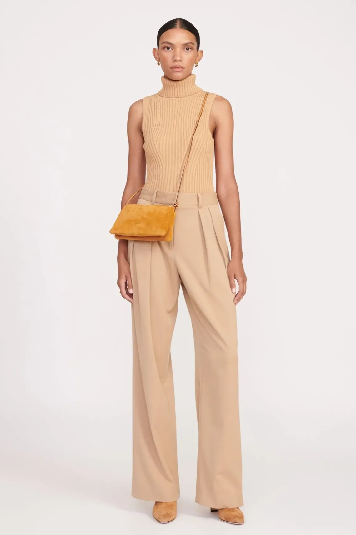VIVI CROSSBODY BAG TAN SUEDE