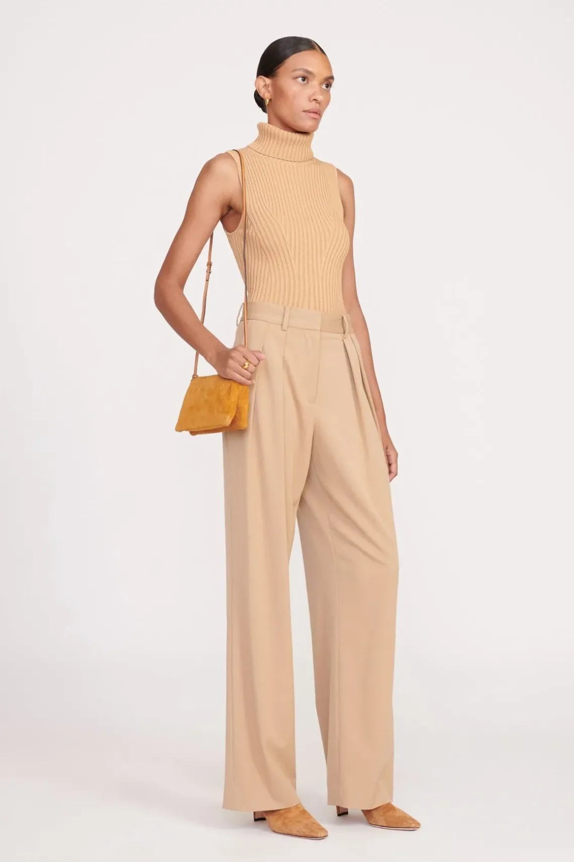 VIVI CROSSBODY BAG TAN SUEDE
