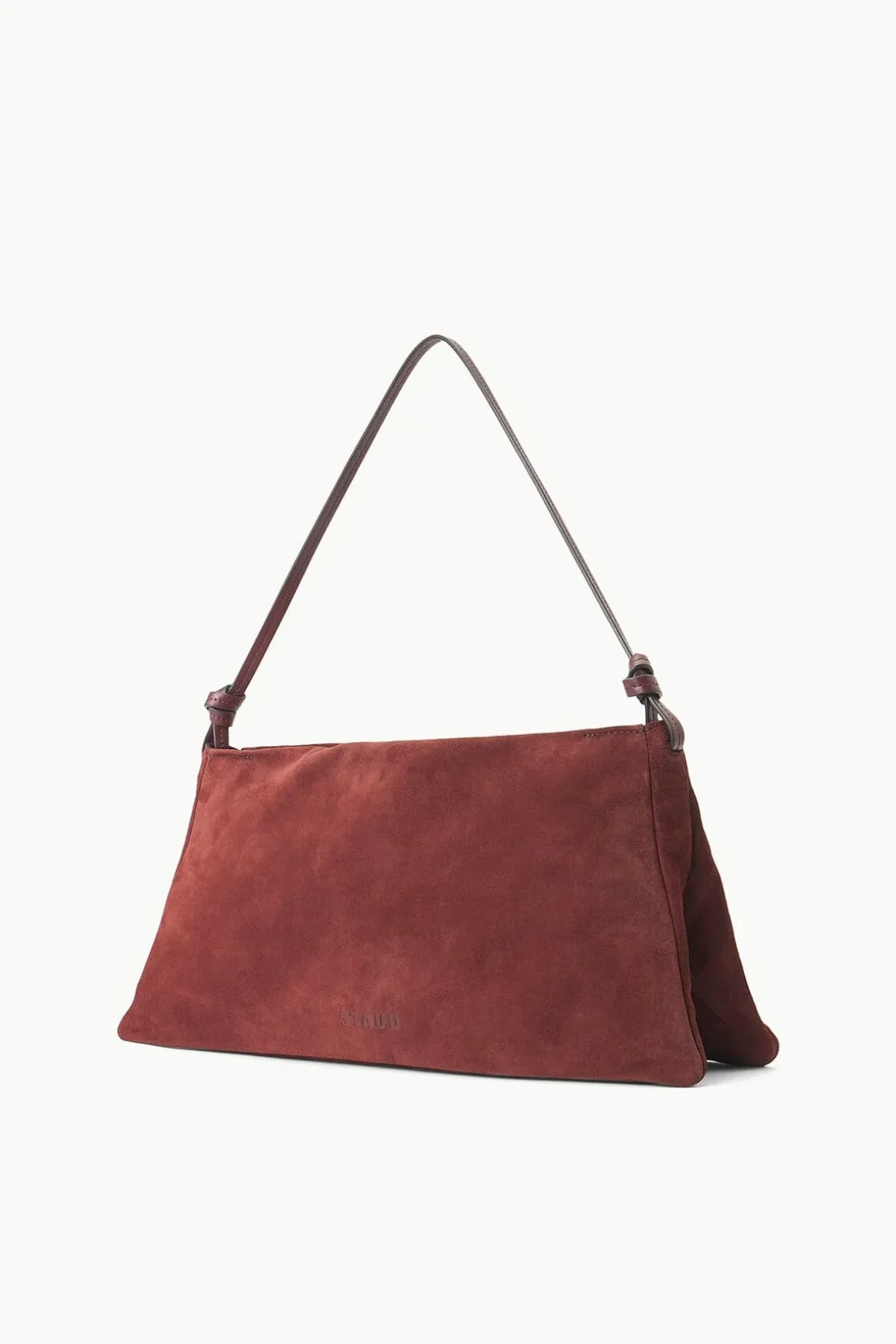 VIVI SHOULDER BAG MAHOGANY SUEDE