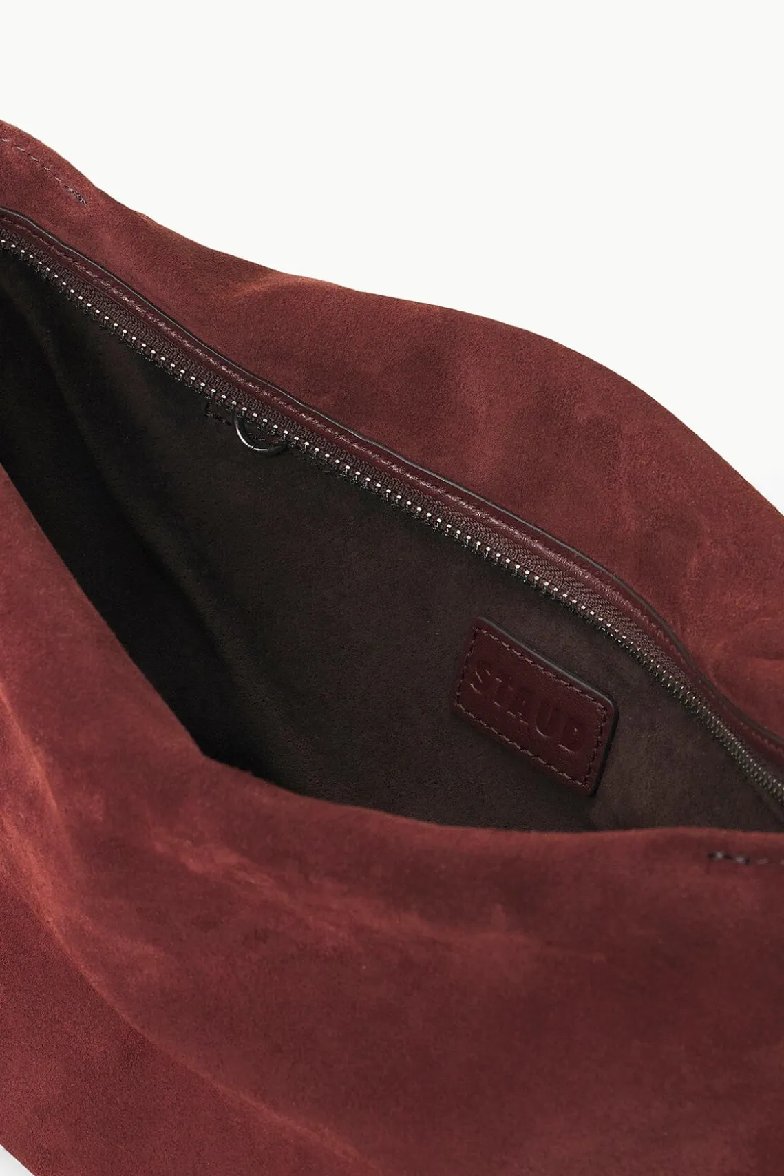 VIVI SHOULDER BAG MAHOGANY SUEDE