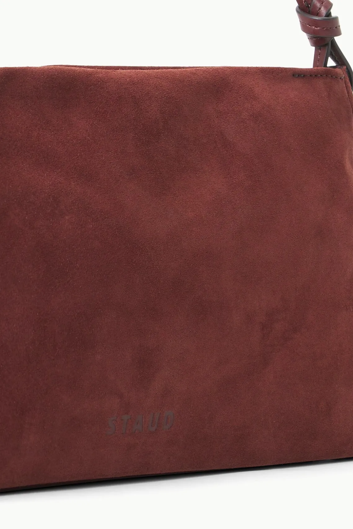 VIVI SHOULDER BAG MAHOGANY SUEDE