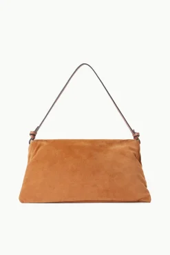 VIVI SHOULDER BAG TAN SUEDE