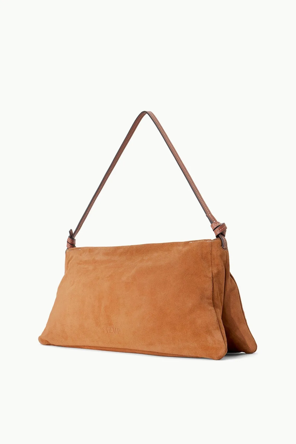 VIVI SHOULDER BAG TAN SUEDE