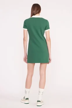 VOLLEY DRESS COURT GREEN IVORY