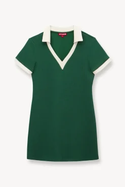 VOLLEY DRESS COURT GREEN IVORY