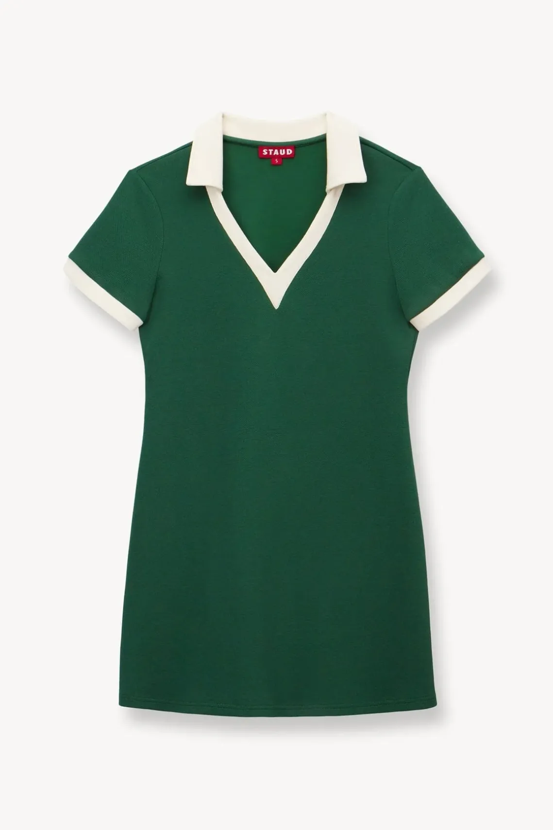 VOLLEY DRESS COURT GREEN IVORY
